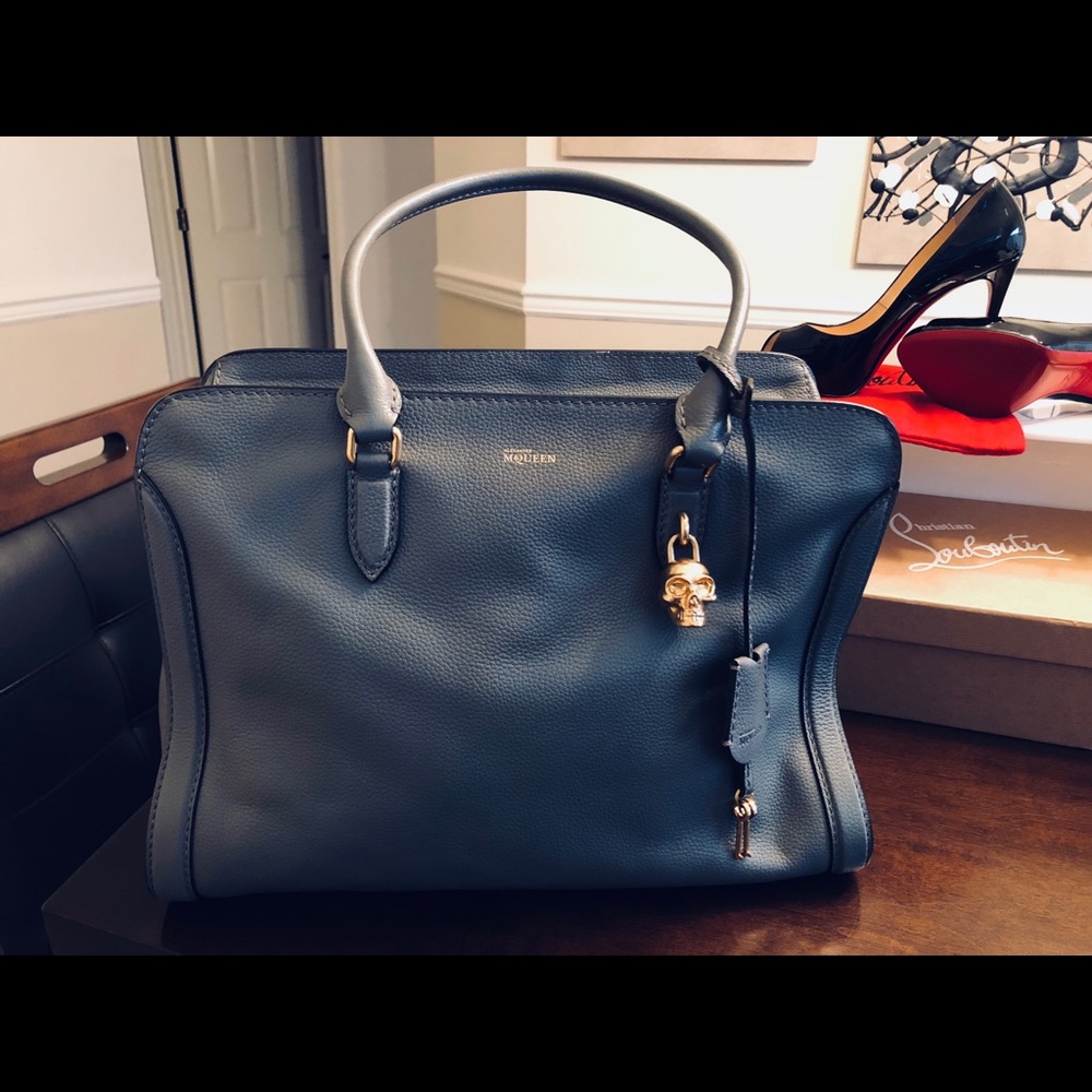 Alexander McQueen Padlock Zip Around Tote